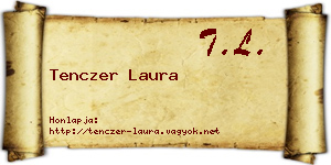 Tenczer Laura névjegykártya